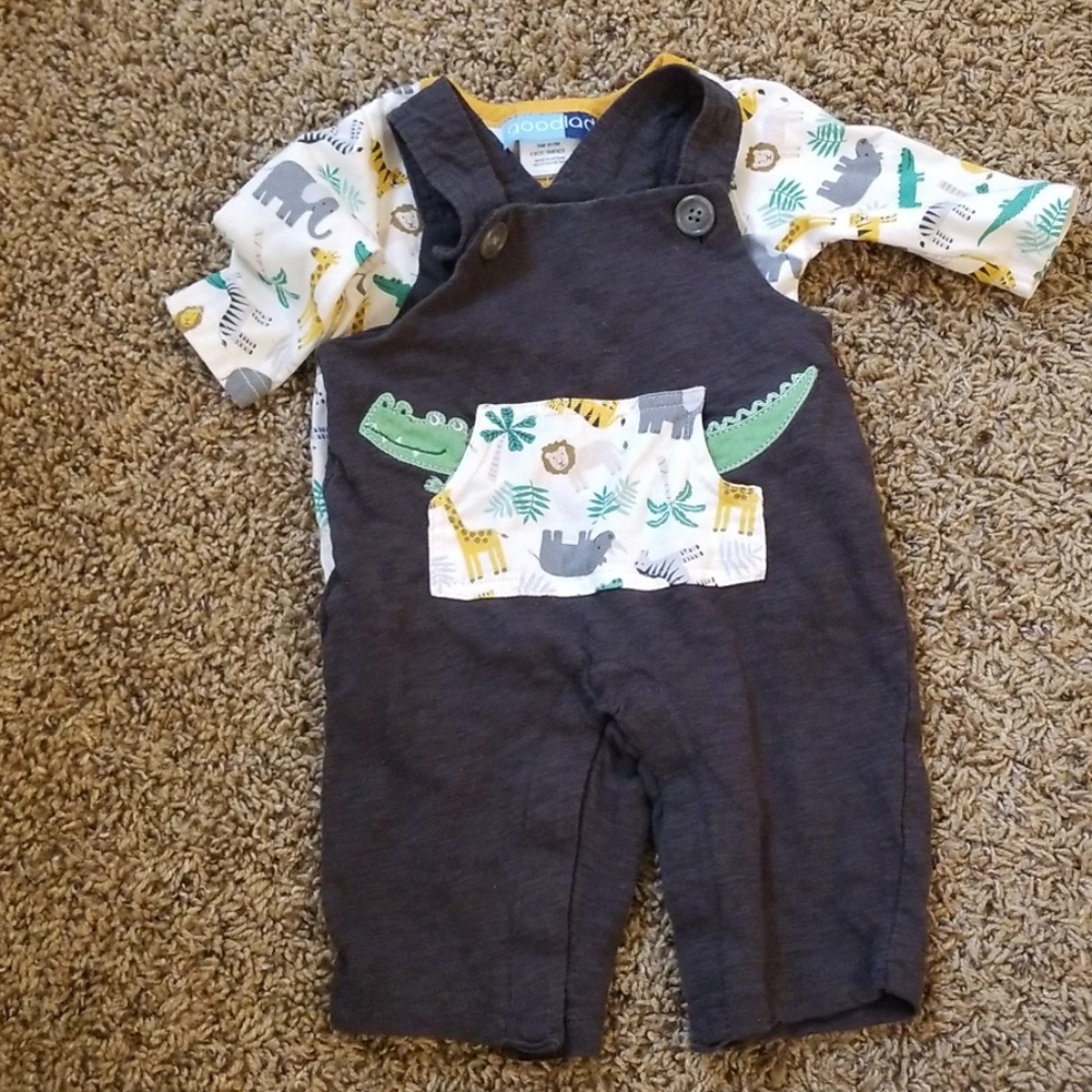 2pc baby boy Jungle oufit size 6months EUC